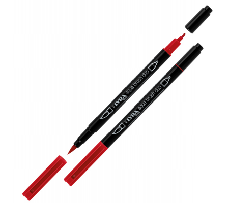 Pennarello Aqua Brush Duo - colori primari - conf. 6 pezzi - Lyra - L6521060 - 4084900610176 - 94288_1 - DMwebShop