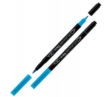 Pennarello Aqua Brush Duo - colori primari - conf. 6 pezzi - Lyra - L6521060 - 4084900610176 - 94288_2 - DMwebShop