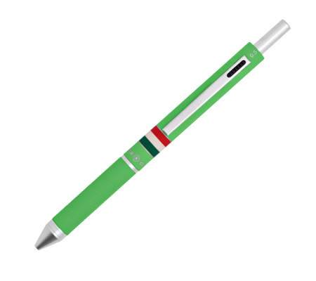 Penna a sfera a scatto multifunzione - fusto verde chiaro gommato Italia - Osama - OD 1024ITG/1 VC - 8007404242045 - 94552_1 - DMwebShop