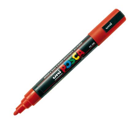 Marcatore Uni Posca PC5M - punta media 1,8 - 2,5 mm - colori assortiti - conf. 4 pezzi - Uni Mitsubishi - M PC5M 4P - 8007404250880 - 96780_4 - DMwebShop