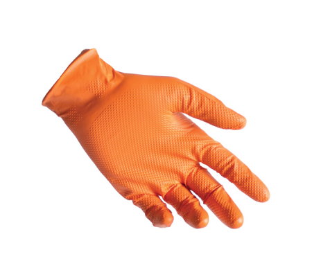 Guanti in nitrile N85 - ultra resistenti - taglia L - arancione - conf. 50 pezzi - Reflexx - N85/L(9) - 8032891633830 - 96894_1 - DMwebShop