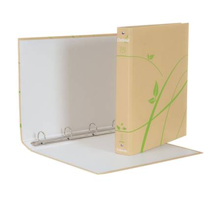 Raccoglitore Oxford Green - 4 anelli tondi 30 mm dorso 4 cm f.to utile 22 x 30 cm carta riciclata avana - conf. 12 pezzi - Esselte 397850502 - 8004157505021 - DMwebShop