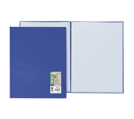 Portalistini Ermes - PP riciclato - 22 x 30 cm - 20 buste - blu - Sei Rota - 57292007 - 8004972031613 - DMwebShop