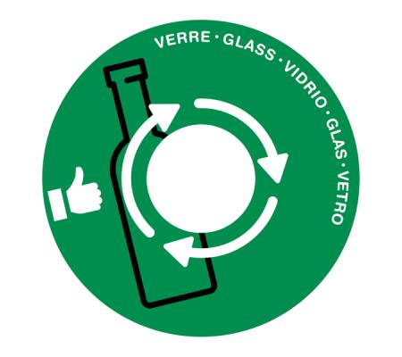 Coperchio raccolta vetro - per cestino 133R - Ø 38 cm - PVC - verde - Cep - 1009330031 - 3462159018577 - DMwebShop