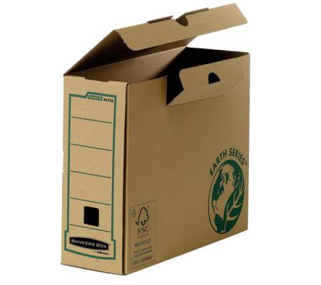 Scatola archivio Earth Series - A4 - 25 x 31,5 cm - dorso 10 cm - conf. 20 pezzi - Bankers Box - 4470201 - 50043859577816 - DMwebShop