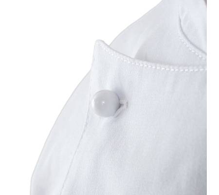 Giacca da cuoco Adriano - a manica lunga - taglia M - bianco - Giblor's - Q8G00183-C01-M - 8056149337615 - 96638_1 - DMwebShop