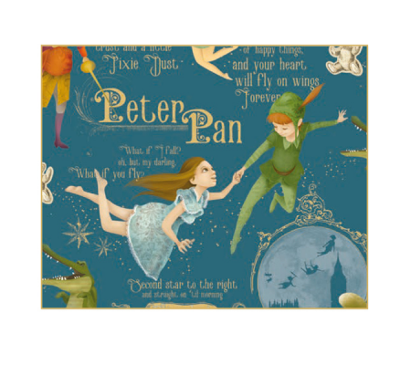 Set scatole regalo grandi - dimensioni assortite - fantasia Peter Pan - conf. 3 pezzi - Kartos - 12146000 - 8009162329778 - 97154_1 - DMwebShop