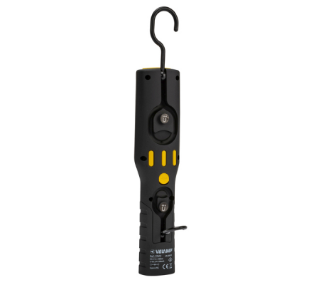 Lampada da lavoro Alamo - con torcia LED - nero-giallo - Velamp - ST472 - 8003910107434 - 97878_1 - DMwebShop