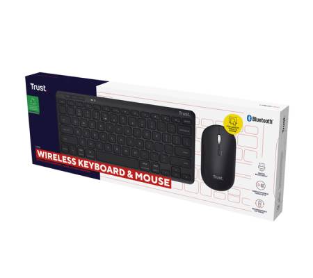 Tastiera e mouse Lyra - con ricevitore - wireless - Trust - 24844 - 8713439248449 - 98754_4 - DMwebShop