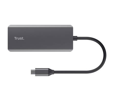Adattatore multiporta Dalyx - USB-C 6 in 1 - alluminio-argento - Trust - 24968 - 8713439249682 - 98770_2 - DMwebShop