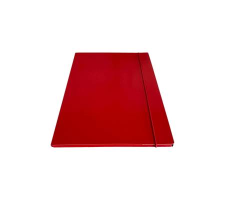 Cartella con elastico tondo - dorso 1 cm - rosso - conf. 5 pezzi - Starline - CP01ELRO-STL5301 - 8025133127938 - DMwebShop