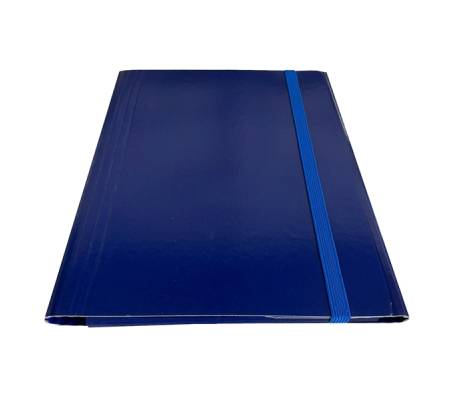 Cartella con elastico piatto - dorso variabile - blu - conf. 5 pezzi - Starline - CP7BL-STL5400 - 8025133128089 - DMwebShop