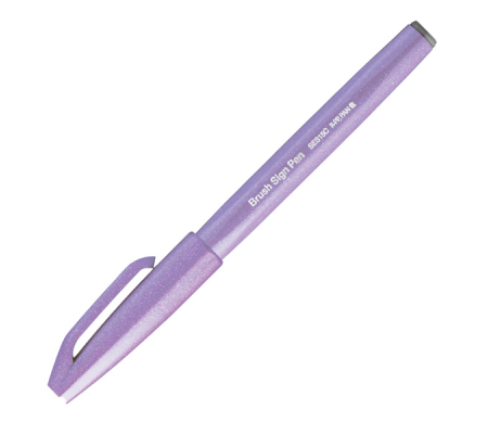 Pennarello Brush Trendy Sign Pen - colori assortiti - conf. 6 pezzi - Pentel - 0022407