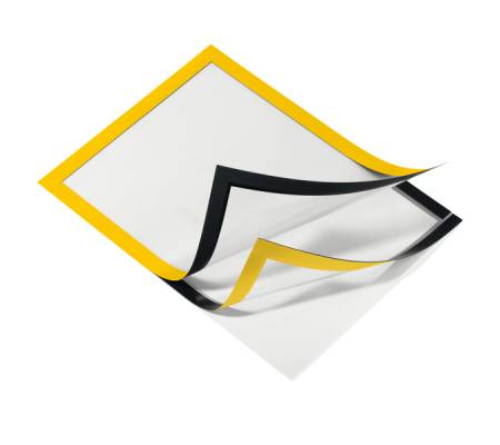 Cornice espositiva Duraframe - A4 - 21 x 29,7 cm - giallo - conf. 2 pezzi - Durable - 4872-04 - 4005546736334A - DMwebShop