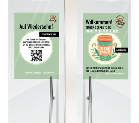 Etichette adesive per finestre - in carta - con pellicola - laser - rimovibili - 210 x 297 mm - 1et/fg - 10 fogli - bianco - Avery - L9001-10