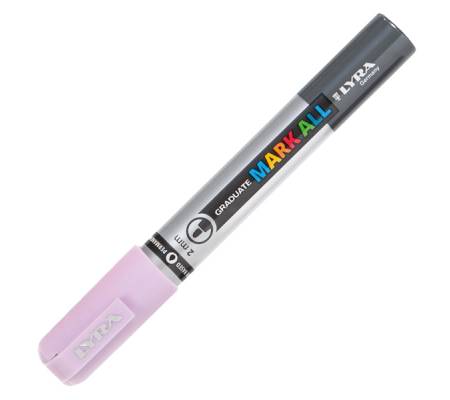 Marcatore a base d'acqua Graduate Mark All - punta tonda - 2 mm - glicine - Lyra - L6820040