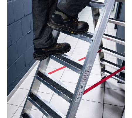 Nastro adesivo antiscivolo Duraline Grip+ Formfit - 5 cm x 15 m - nero - Durable