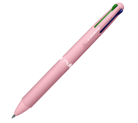 Penna a sfera 4 Multi Pastel - punta 1 mm - 4 colori - baby pink - Osama - OW 84017860 - 8059484017860 - DMwebShop