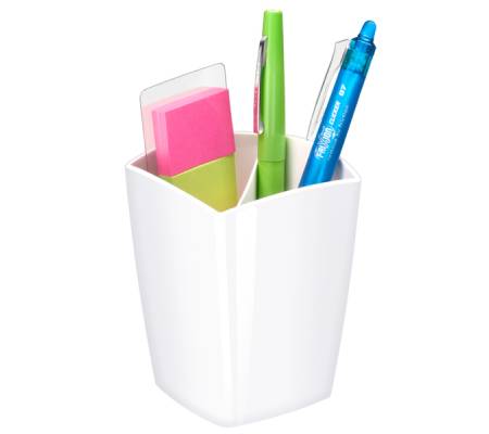 Portapenne 530 Mineral - 7,4 x 7,4 x 9,5 cm - bianco artico - Cep - 1005300021