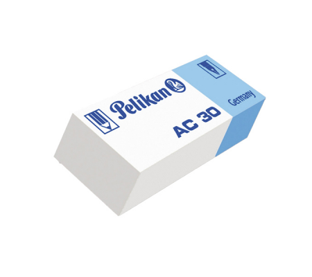 Gomma AC30 - bianca e blu - conf. 30 pezzi - Pelikan - 606079