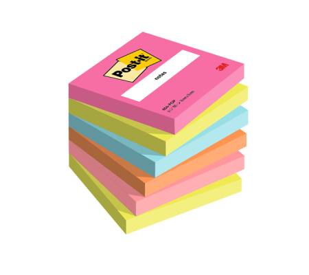 Blocco - 654-POP - 76 x 76 mm - 100 fogli - colori Popmistic - conf. 6 pezzi - Post-it - 7100259210 - 4054596926110 - DMwebShop