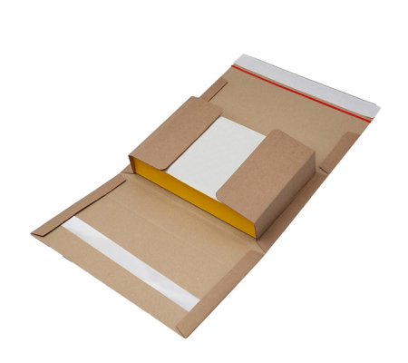 Scatola automontante altezza variabile Bookbox - S - 26 x 14,5 x 5 cm - cartone - avana - Blasetti - 0487