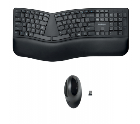 Set tastiera + mouse wireless ergonomici ProFit - Kensington - K75406IT