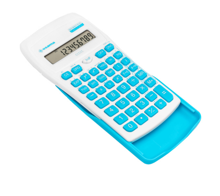 Calcolatrice scientifica - OS 134-10 BeColor - bianco - tasti azzurri - Osama - OS 84019130 - 8059484019130 - DMwebShop