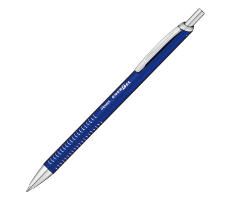 Penna roller EnerGel Metal Slim - punta 0,7 mm - fusto blu - Pentel - BL447C-A - 810035300026 - DMwebShop