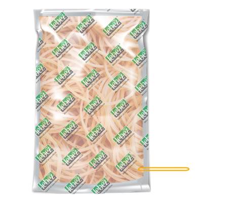 Elastico ad anello - Ø 6 cm - 1 kg - gomma - giallo - Lebez - 81047 - 8007509098868 - DMwebShop