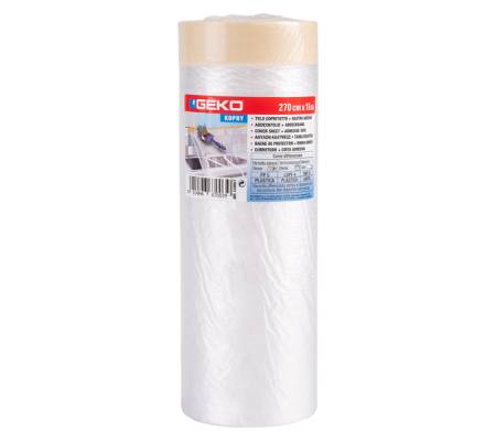 Bobina nastro adesivo in carta e telo HD 270 cm x 16 mt Geko - 13711