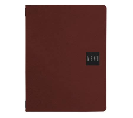 PortaMenu Talk 3 inserti doppi inclusi A4 24,3 x 31,6 cm bordeaux Stilcasa  - 11994