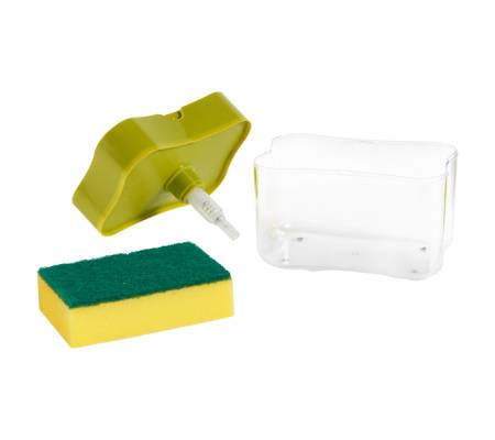 Dispenser detersivo stoviglie ProntoPiatti - con spugna abrasiva - 350 ml - Perfetto - 29118