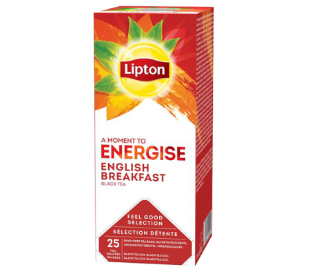 Te' English breakfast - Feel Good Selection - in filtro - conf. 25 pezzi - Lipton - 01-0620 - 8720608021345 - DMwebShop