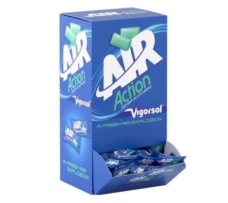 Gomma da masticare Air Action - conf. 250 pezzi - Vigorsol - 9637101 - DMwebShop