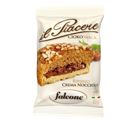 Il Piacere Cioco Snack - nocciola - 60 gr - Falcone - Dolciaria Falcone - 01-0637 - 8023696000279 - DMwebShop