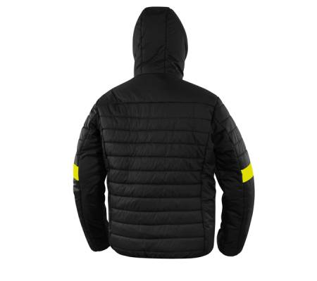 Piumino imbottito Bloom - taglia XL - PE - nero-giallo - Deltaplus - BLOOMNOXG