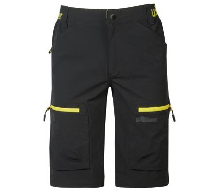 Bermuda Ares - taglia XL - nero-giallo - U-power - FU280BC-XL - 8033546507445 - DMwebShop