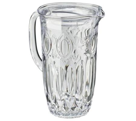 Caraffa decorata Milos - 1,7 lt - metacrilato - trasparente - Leone - T5508 - 8024112017697 - DMwebShop