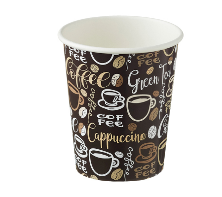 Bicchiere monouso in carta Coffee - 240 ml - conf. 1000 pezzi - Leone - H0731.R - 8024112017468 - DMwebShop