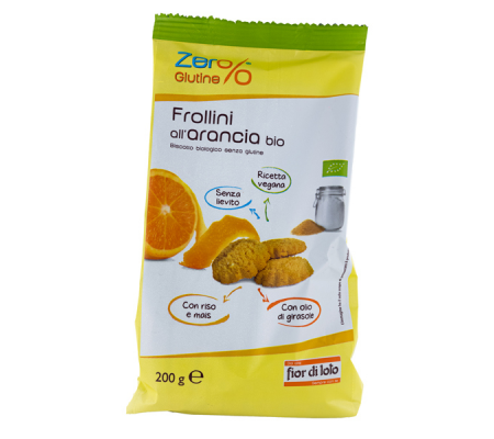 Frollini - arancia - 200 gr - Zer%glutine - 38755 - 8016323005440 - DMwebShop