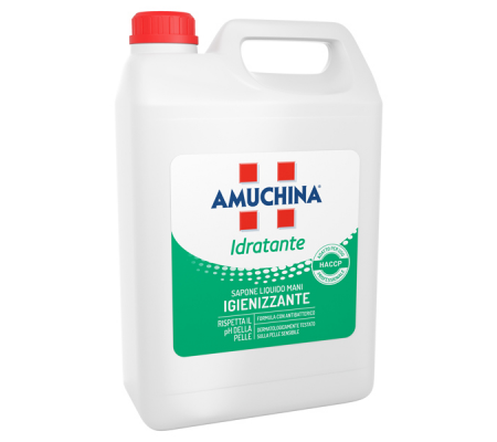 Sapone liquido igienizzante e idratante mani - 5 lt - Amuchina Professional - 419856 - DMwebShop