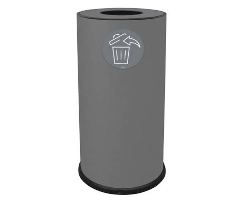 Contenitore per raccolta differenziata - 1 scomparto - 70 lt - grigio - Stilcasa - 871/G - 8033630038862 - DMwebShop