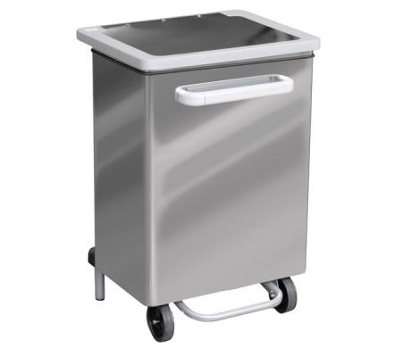 Contenitore a pedale Gastro - 70 lt - acciaio lucido - Stilcasa - 750A/70M - 8033630048366 - DMwebShop