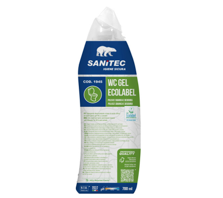 Detergente disincrostante WC Gel Greenpower - 700 ml - Sanitec - 1945 - 8050999570703 - DMwebShop