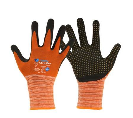 Guanti mechanical Safety Palmpro Xtraflex Prime 213 - taglia XL - arancione-nero - Icoguanti - NNTDO213-XL(9) - 8005830013048 - DMwebShop