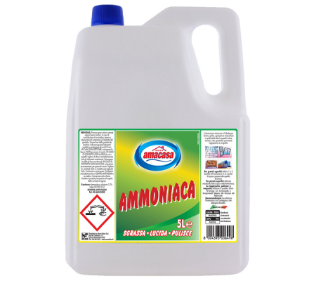 Ammoniaca classica - 5 lt - Amacasa - 100504006498 - 8004393006498 - DMwebShop