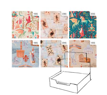 Carta regalo Vintage - 100 fogli - 70 x 100 cm - fantasie assortite - Rex Sadoch - RC56005G - 8006715257786 - DMwebShop