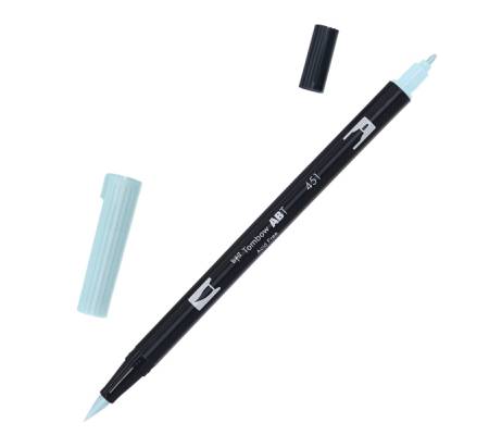 Pennarello Dual Brush 451 - sky blue - conf. 6 pezzi - Tombow - PABT-451 - 4901991901603 - DMwebShop