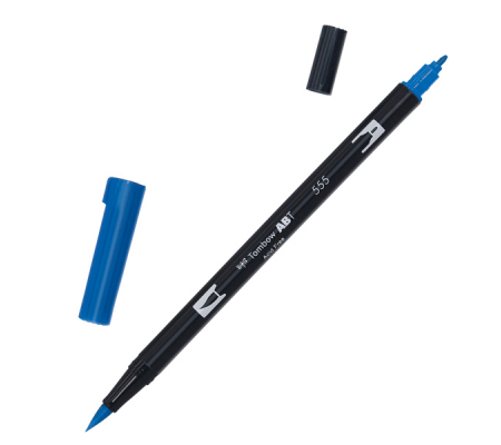 Pennarello Dual Brush 555 - ultramarine - Tombow - PABT-555 - 4901991901740 - DMwebShop